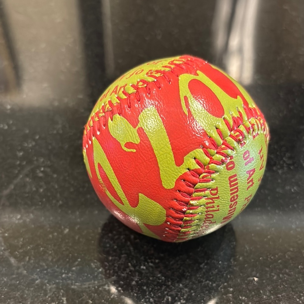 ❤️FINAL❤️Rare green and orange Cezanne collectors baseball